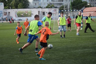 В Ульяновске состоялся семейный футбольный матч