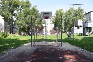 ​Новые спортивные площадки в Железнодорожном районе